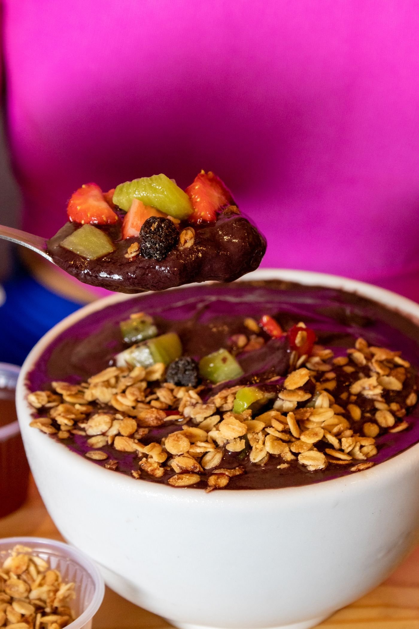 Granola-Heaped Acai Kiwi Bowl
