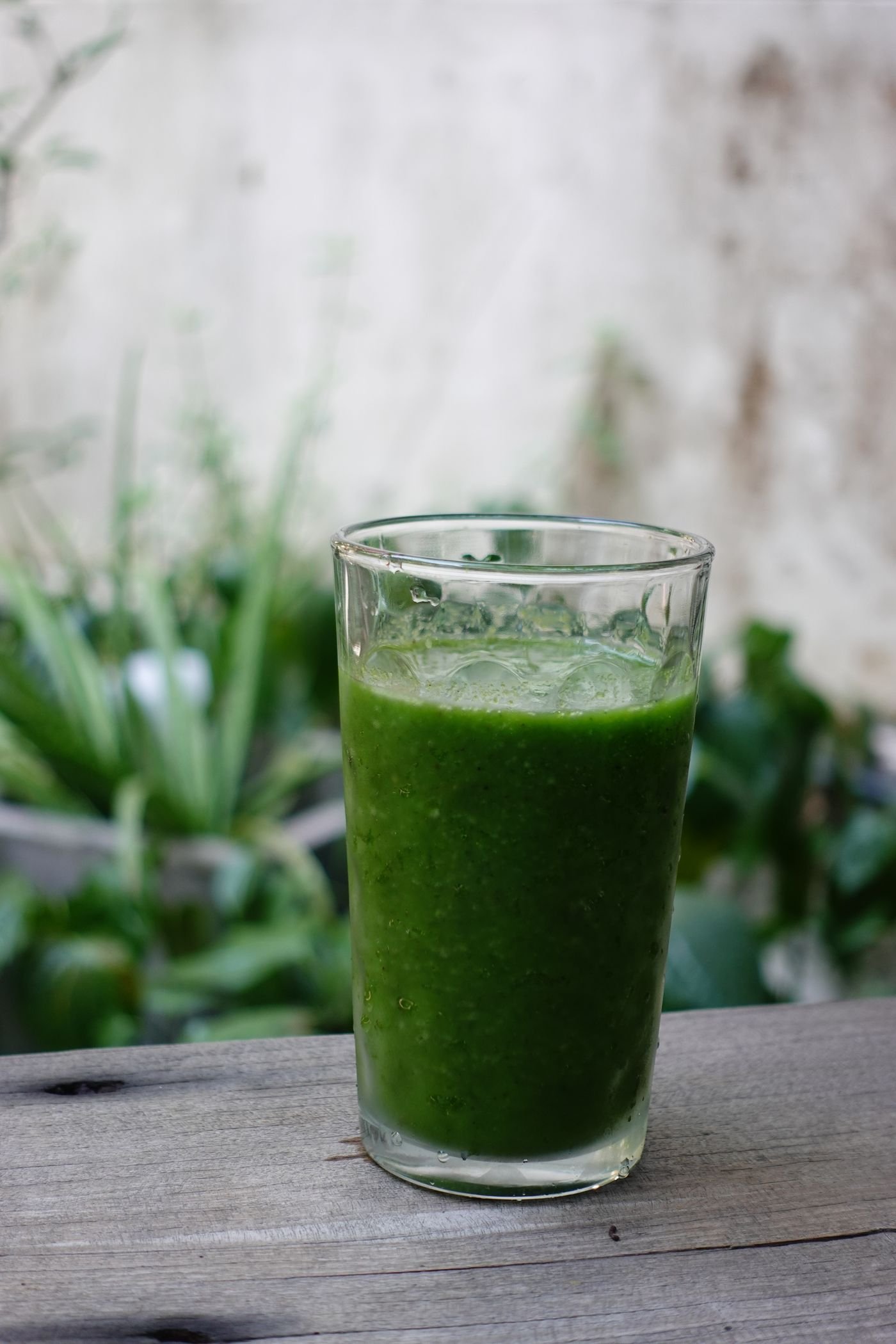 Lacinato Kale Pineapple Garden Smoothie