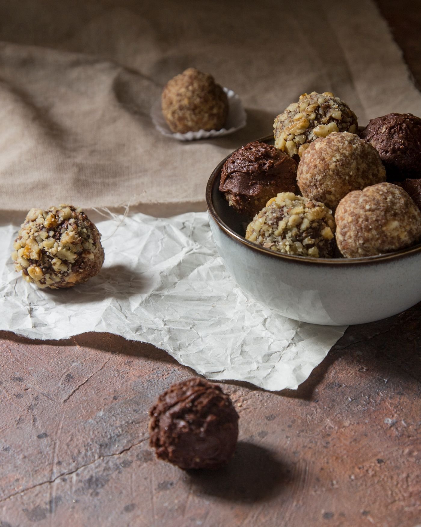 Matcha and Cacao Energy Ball Duo