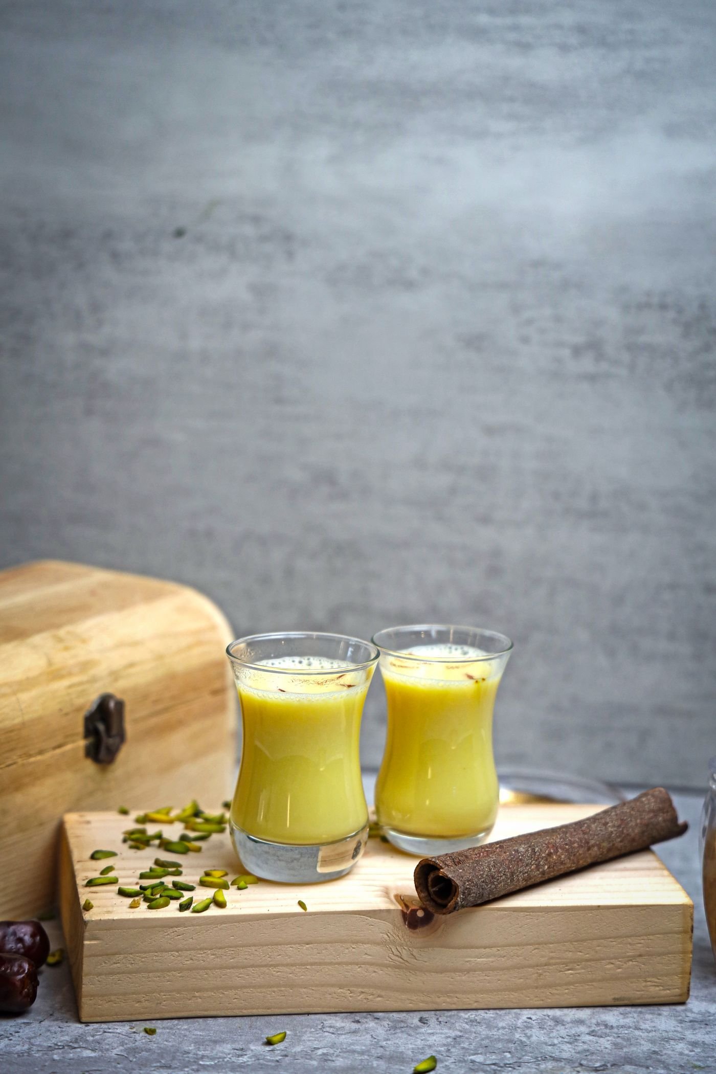 Turmeric Pistachio Cinnamon Milk