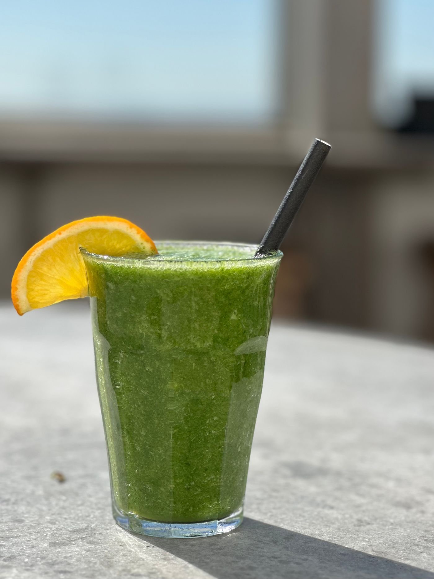 Orange Ginger Spinach Smoothie