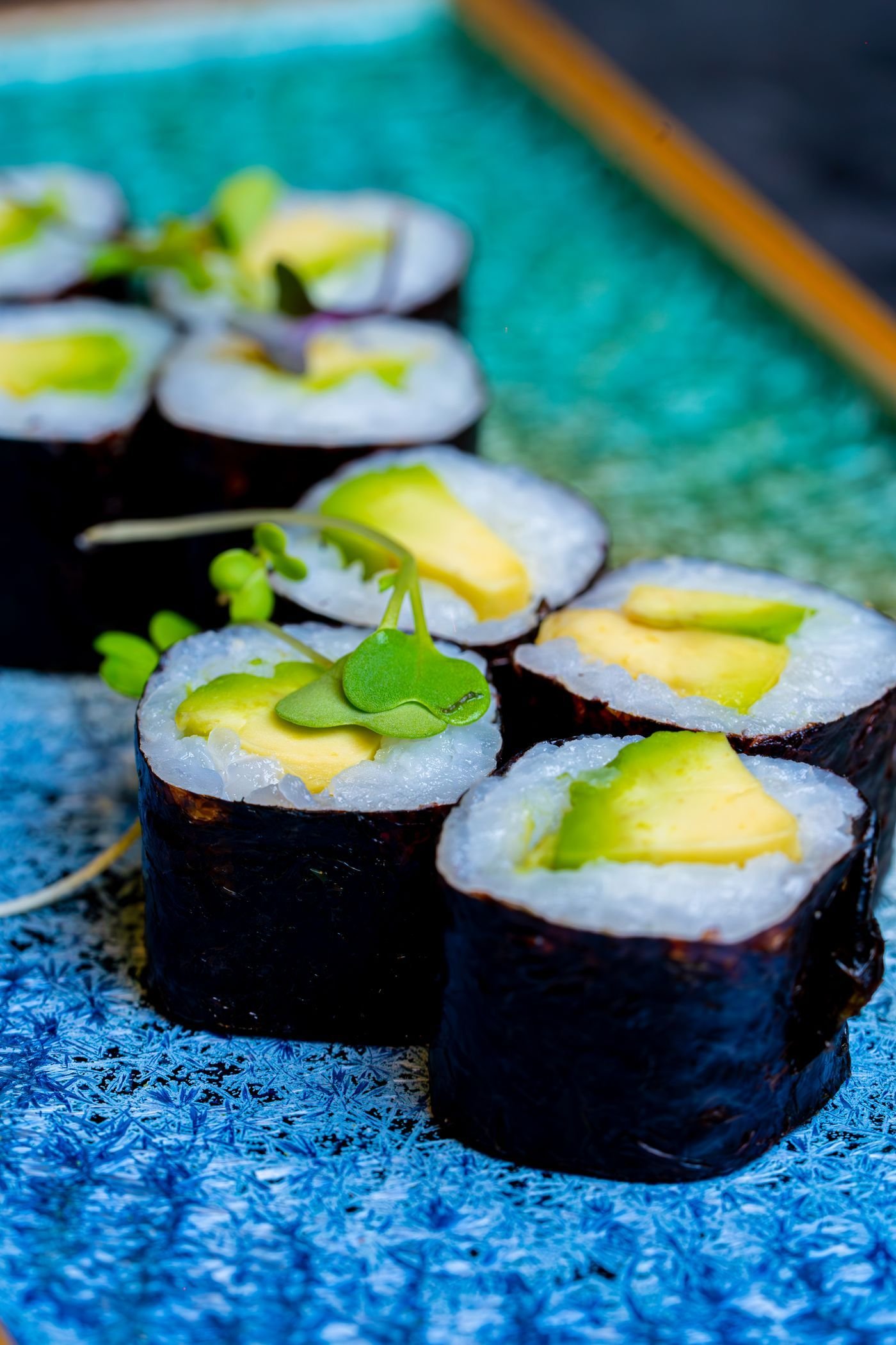 Avocado Cauliflower Rice Nori Maki