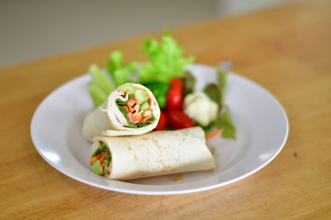 Rainbow Pepper Coconut Wraps