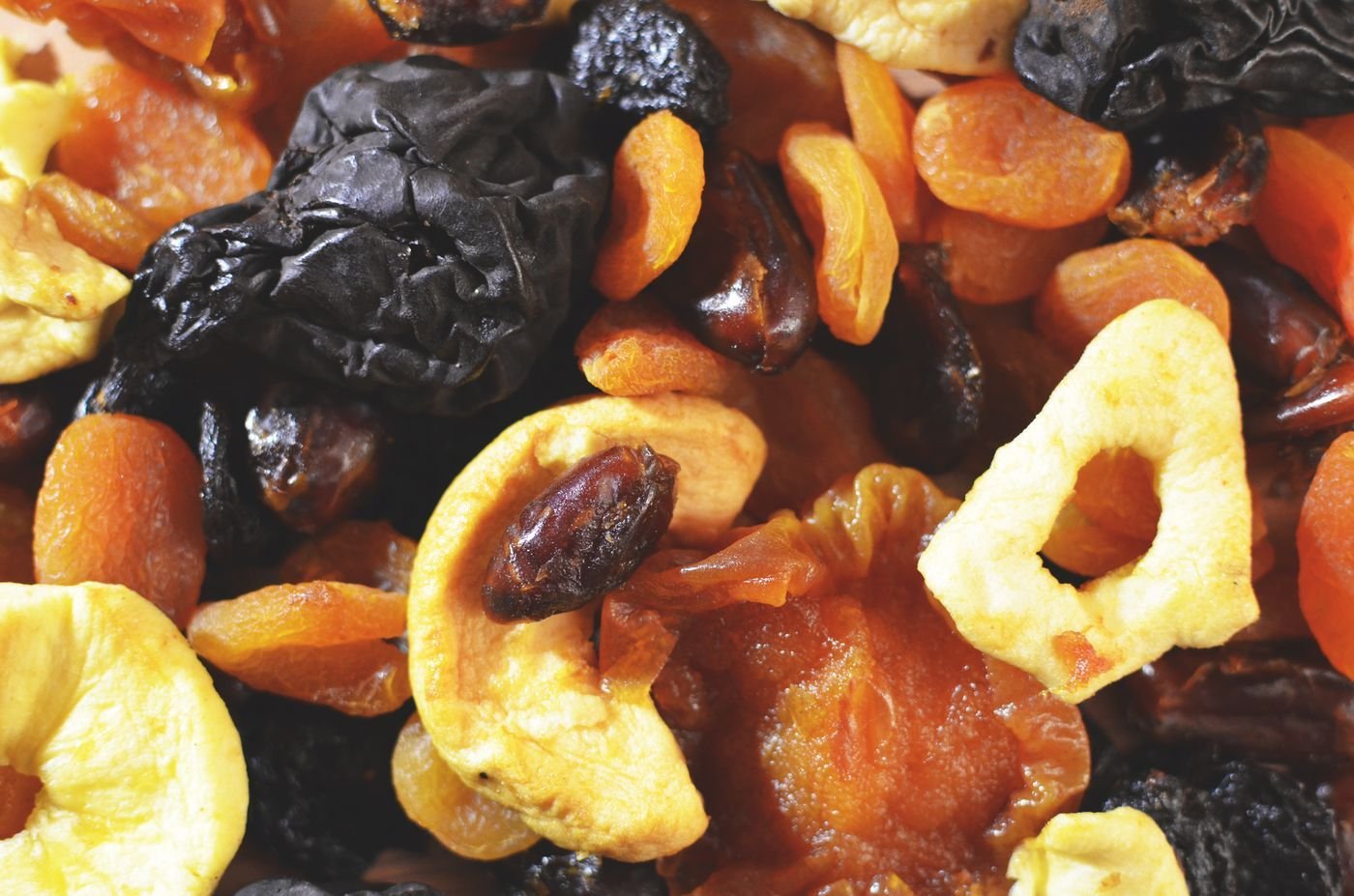 Home-Dried Apricots, Apple Rings and Figs