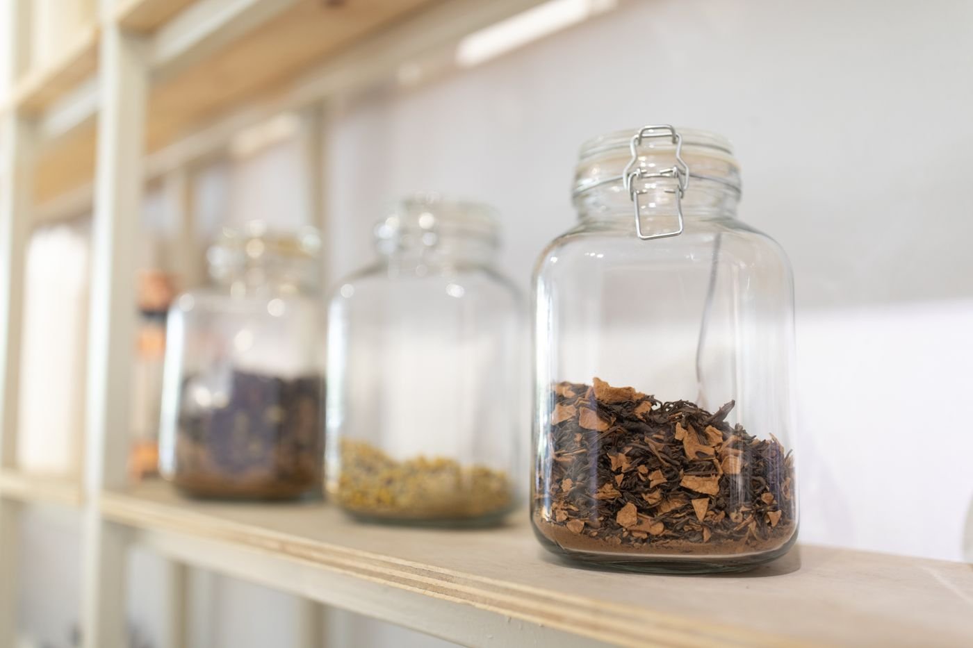 Large Clip-Top Pantry Jars