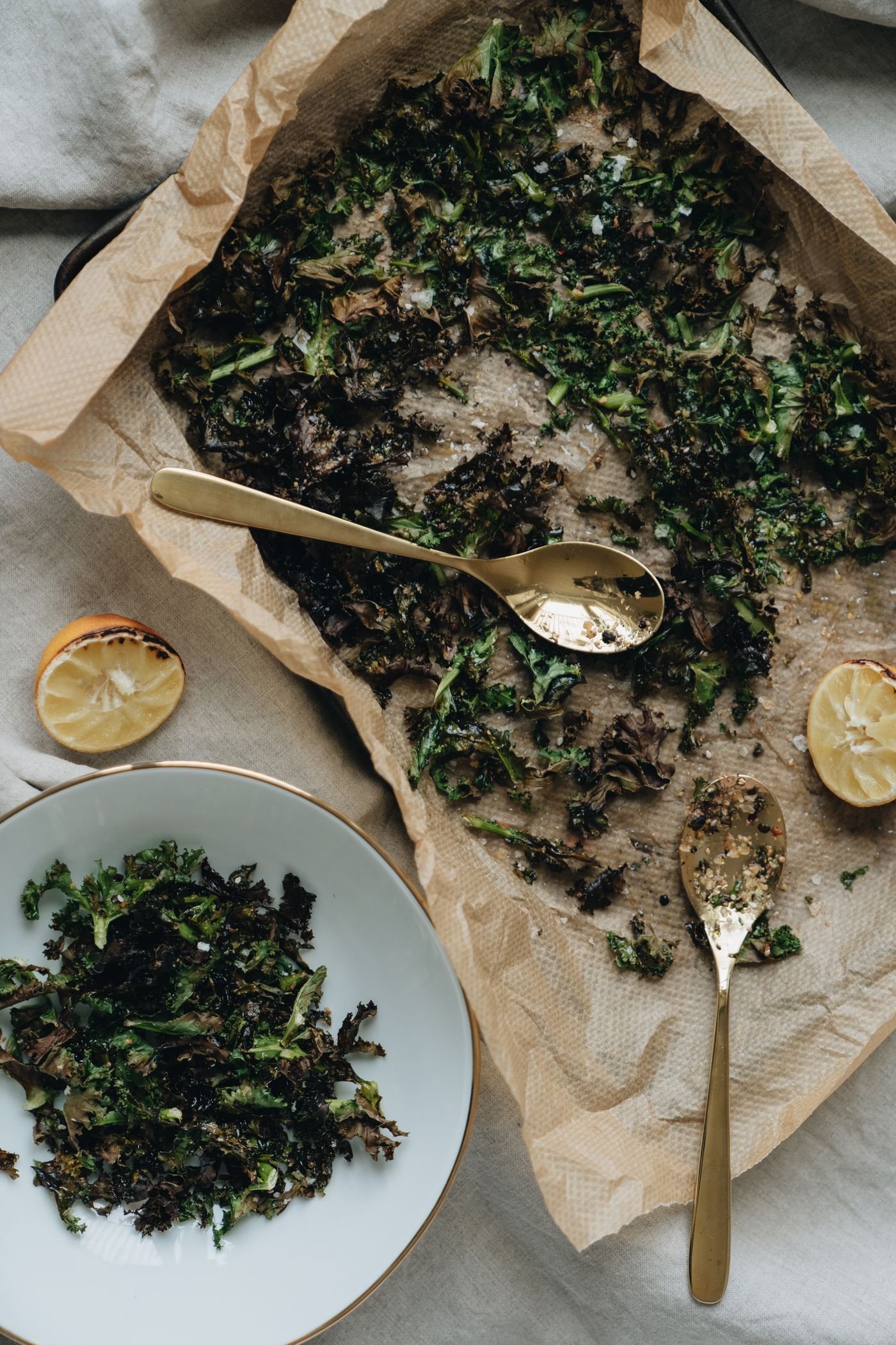 Lemon Pepper Kale Chips