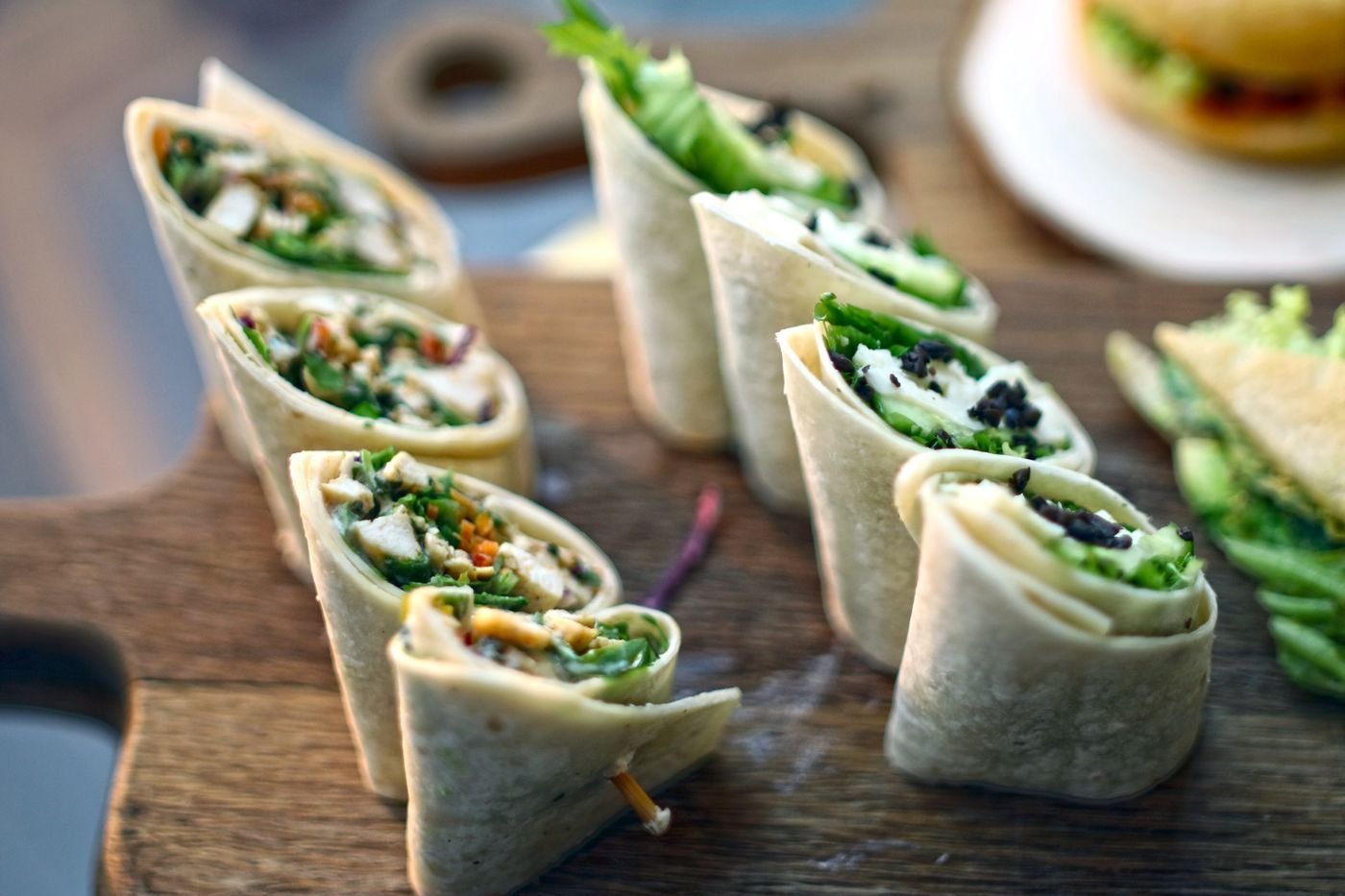 Soft Wrap Cones with Spring Greens