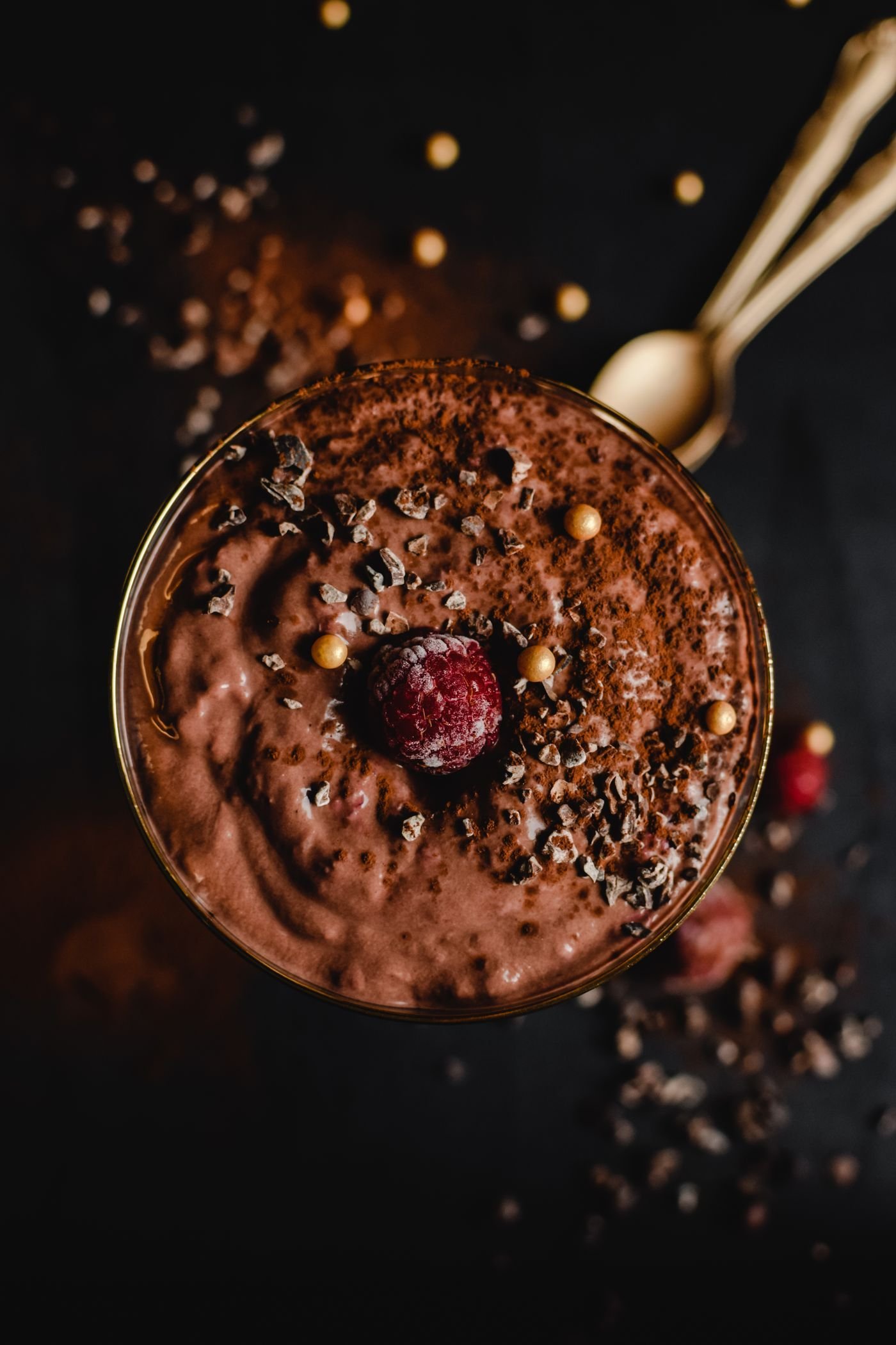 Black Cherry Cacao Chia Mousse