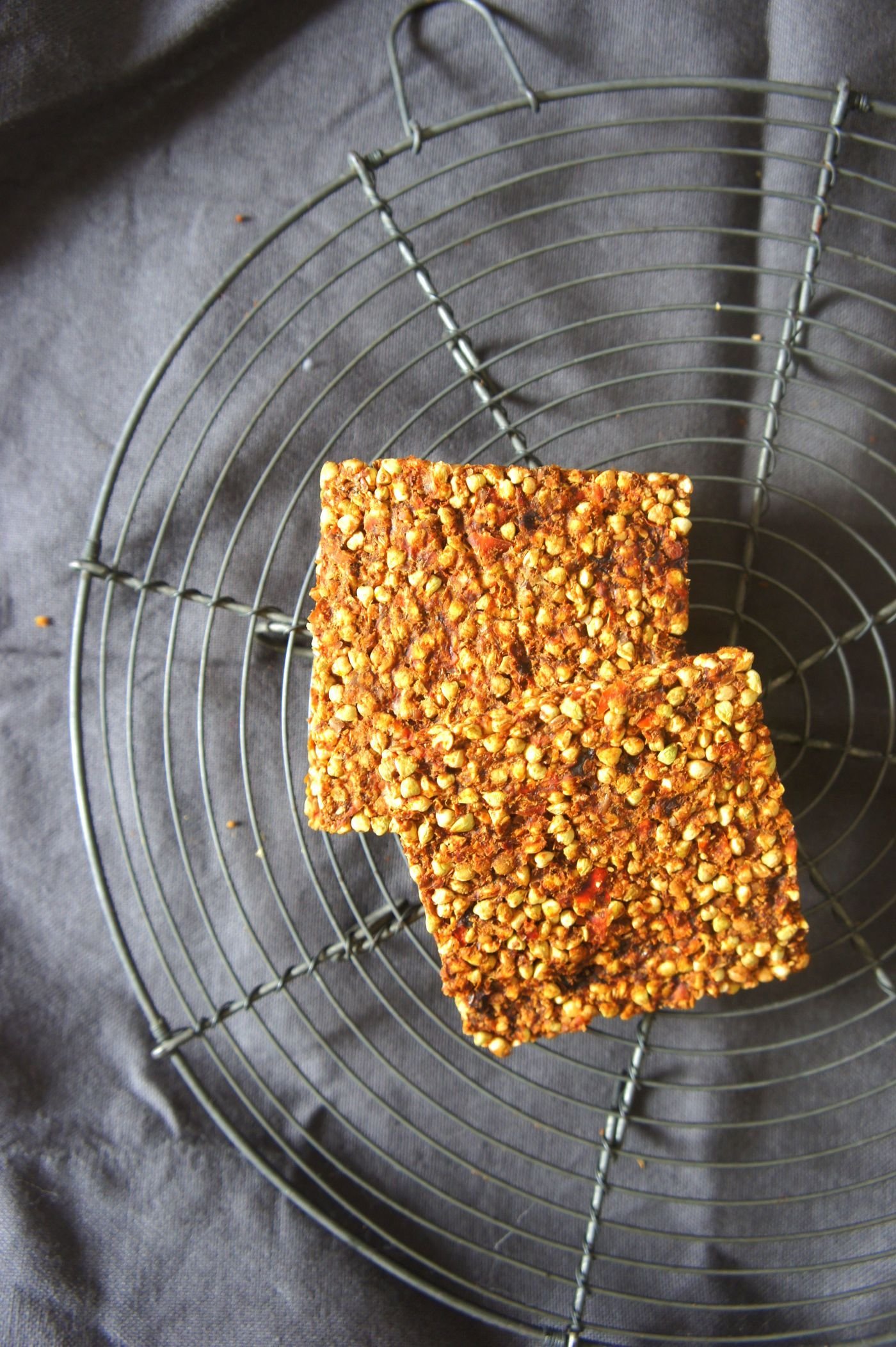 Buckwheat Seed Crisp Squares
