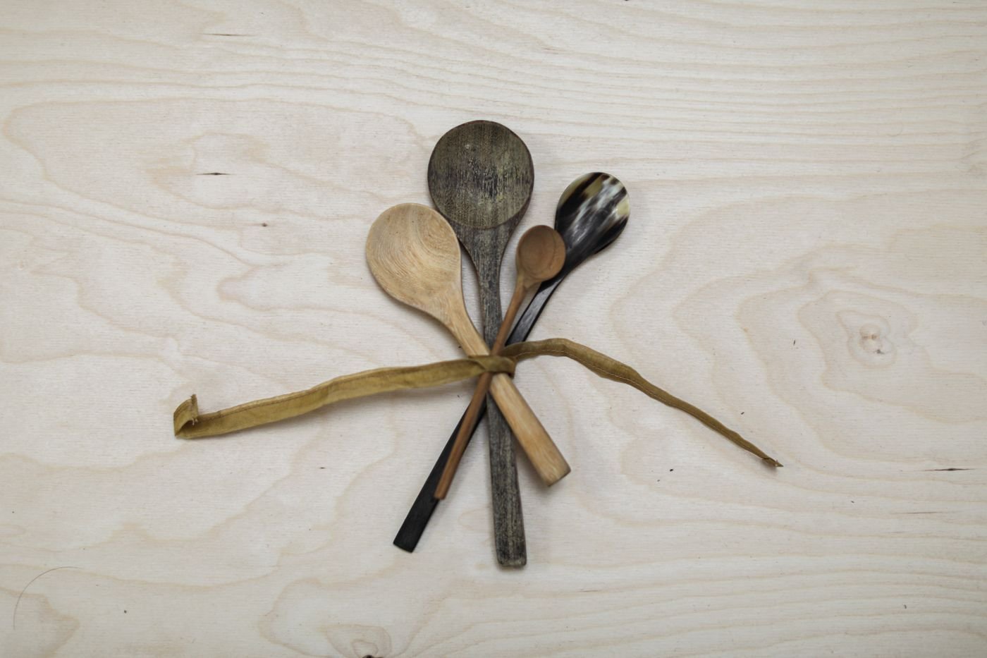 Twine-Tied Spoon and Spork Bundle